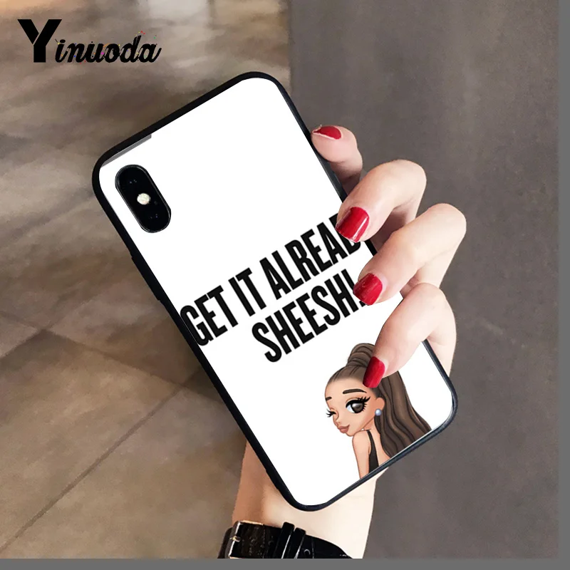 Yinuoda Thank U Next Ariana Grande Красочный милый чехол для телефона для iPhone 8 7 6 6S 6Plus 5 5S SE XR X XS MAX Coque Shell - Цвет: A15