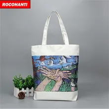 100 шт Красивые многоразовые Красочные хлопковые холщовые хозяйственные сумки с замок ЗИП-Лок с логотипом на заказ