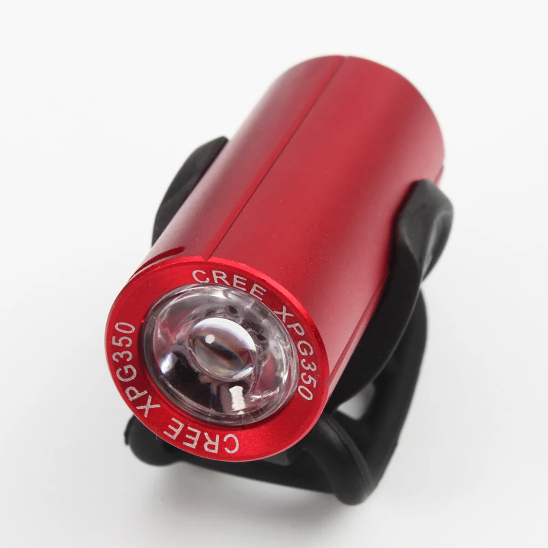 

XPG 350 Lumens Bicycle Light USB Charging Bike Front Light LED 1200mAh Battery Cycling Lamp Mountain Red Bike Frame Flashlight