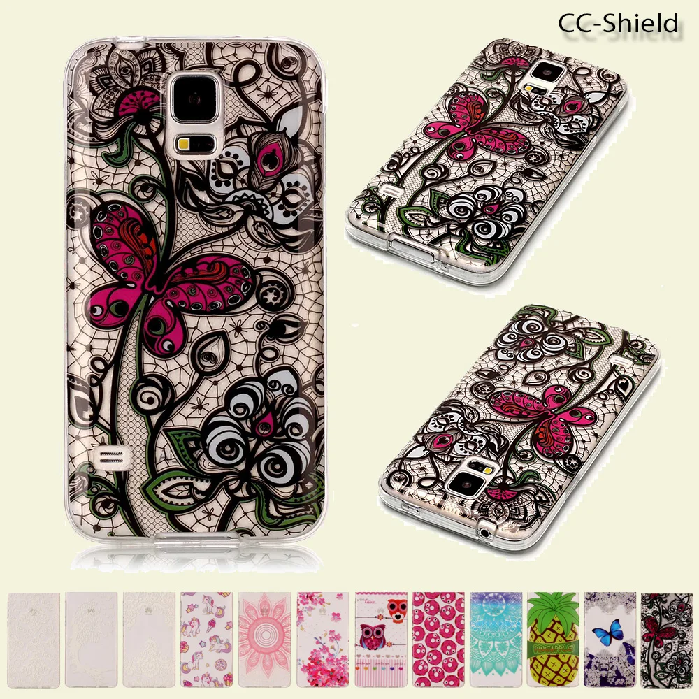 TPU Soft Case for Samsung Galaxy S5 S 5 G900f G900H G900FD G900I SM-G900f SM-G900H SM-G900FD SM-G900I Silicone Phone Fitted |