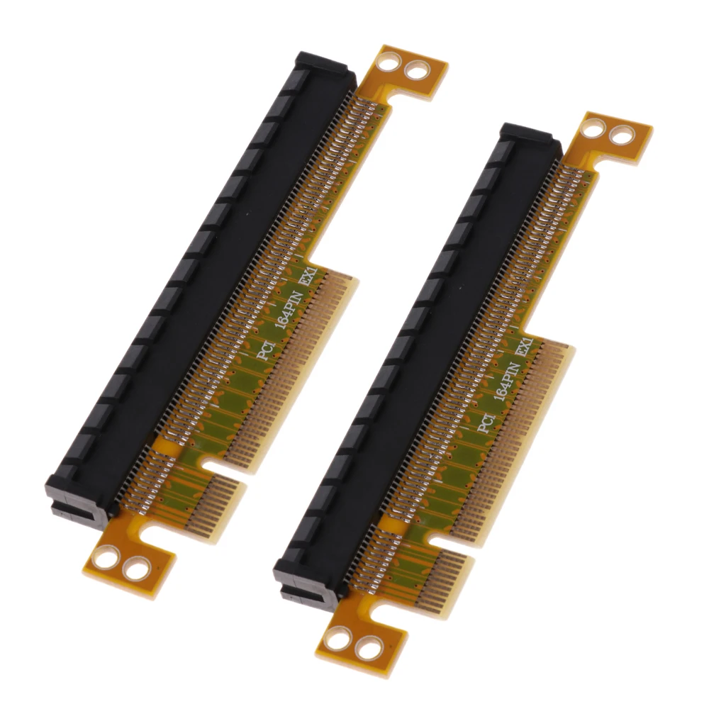 2Pack PCI Express Riser Card PCI-E x8 to x16 Slot Adapter Converter Board