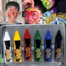Картины тела лицо карандаш Детская DIY красящий пигмент Хэллоуин лицо макияж