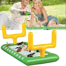 Рога в форме надувной еды и напитков охладитель лоток ледяной бар квадратная наружная переносная вешалка для бассейна пляжа кемпинга пикника