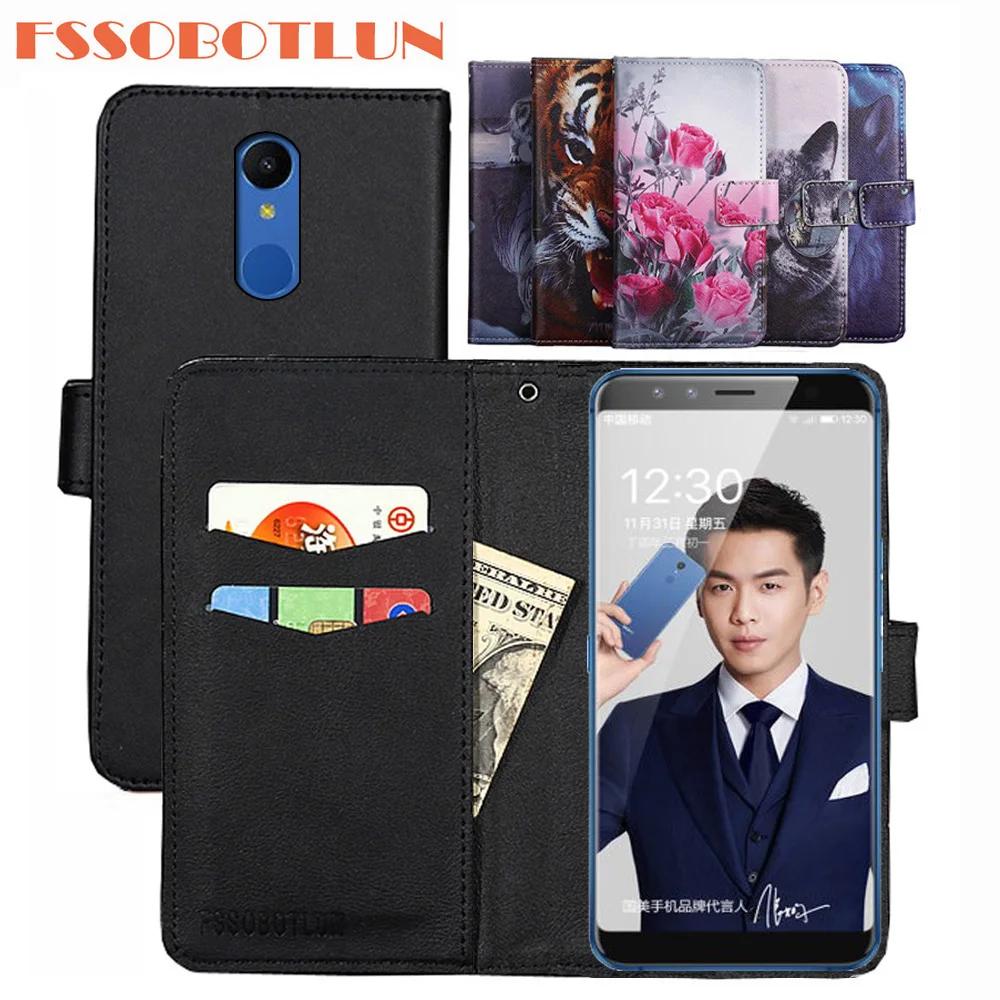 

FSSOBOTLUN For Gome U7 Case PU Leather Retro Flip Cover Shell Magnetic Fashion Wallet Cases Kickstand Strap
