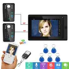 YobangSecurity Video Intercom 7 Inch Monitor Wifi Wireless Video Door Phone Doorbell Camera Intercom System Android IOS APP