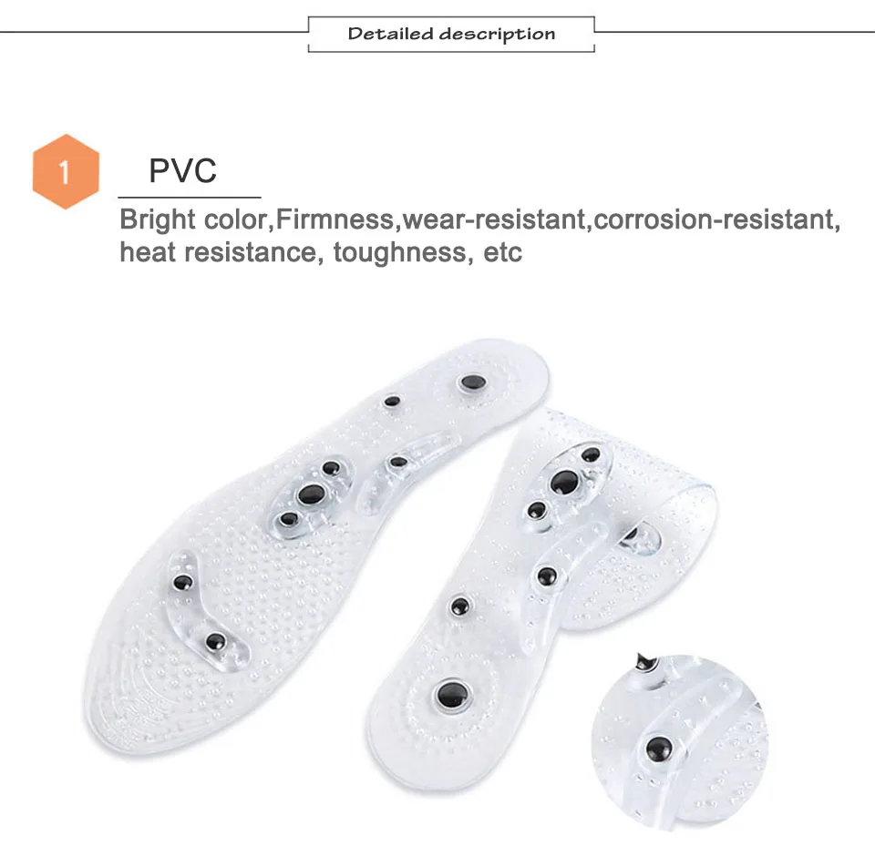 2 пары, женские и мужские силиконовые стельки, магнитная терапия, анти усталость, забота о здоровье, массажные стельки