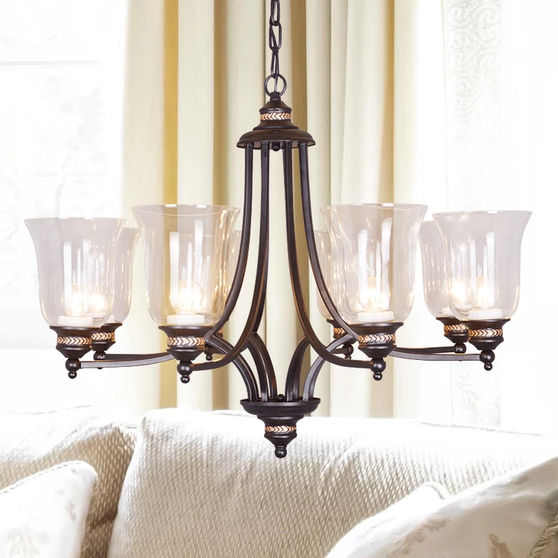 Люстра освещение стиль античная лампа бра черное стекло|chandelier lighting|chandelier
