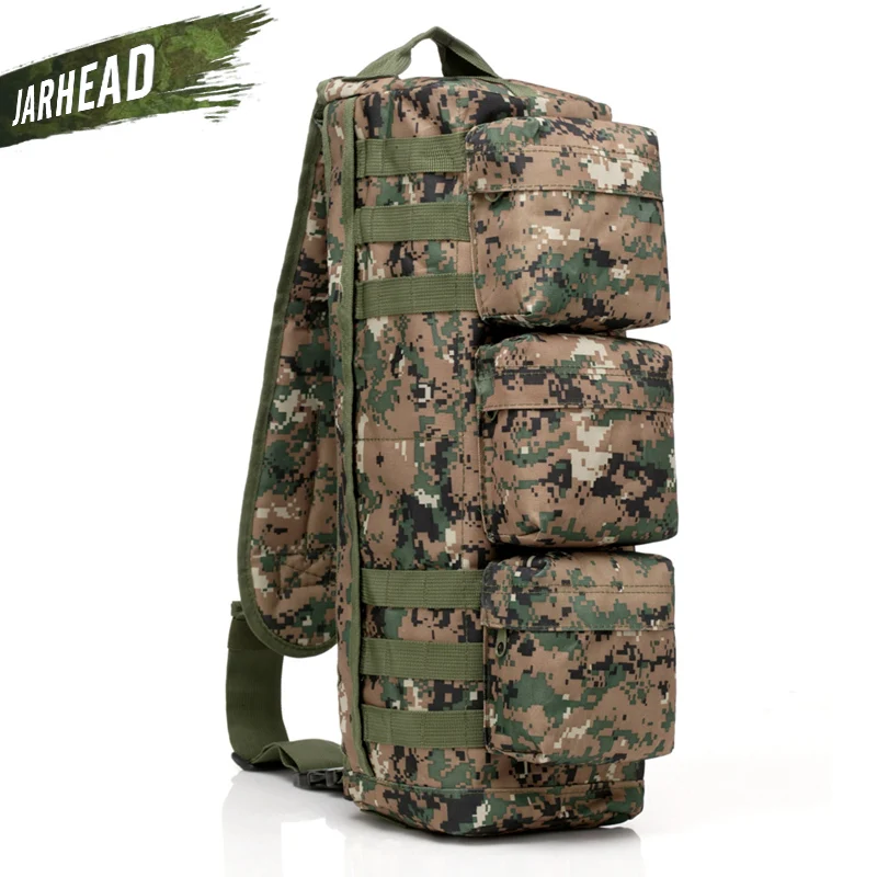 Online Military Tactical Assault Rucksack Armee Outdoor Molle Wasserdichte Rucksack Männer Wandern Camping Jagd Rucksack Schulter Tasche