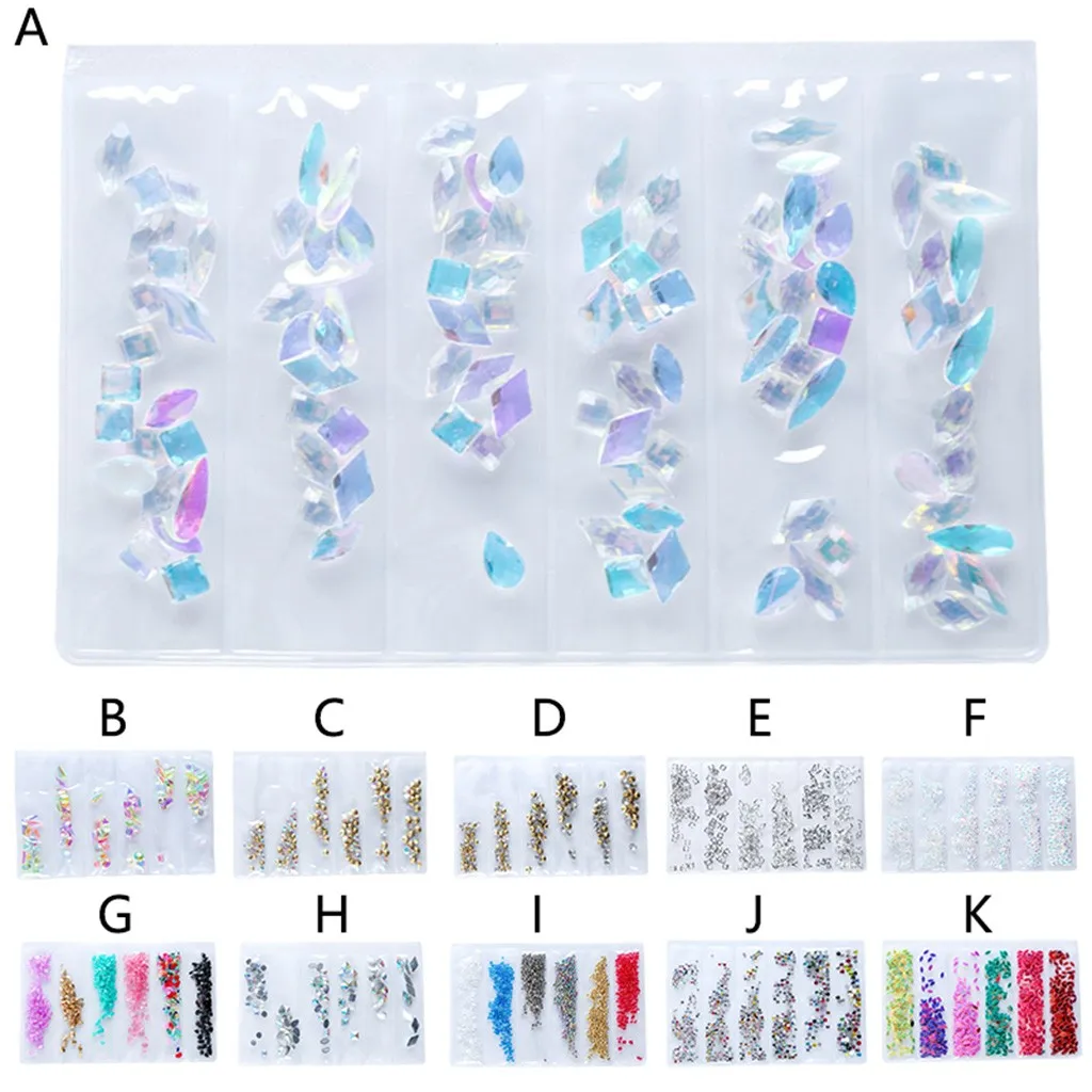 

Fashion Giltter Women Nail Art Accessory Ornaments New Nail Stickers Nail Art DIY Decoration Metal Beauty Lady Nail For Stickers