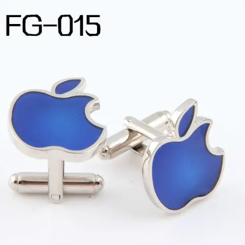 

Men's Accessories Fashion Cufflinks FREE SHIPPING:High quality cufflinks for men FIGURE 2013Cuff Links Blue Apple Wholesales