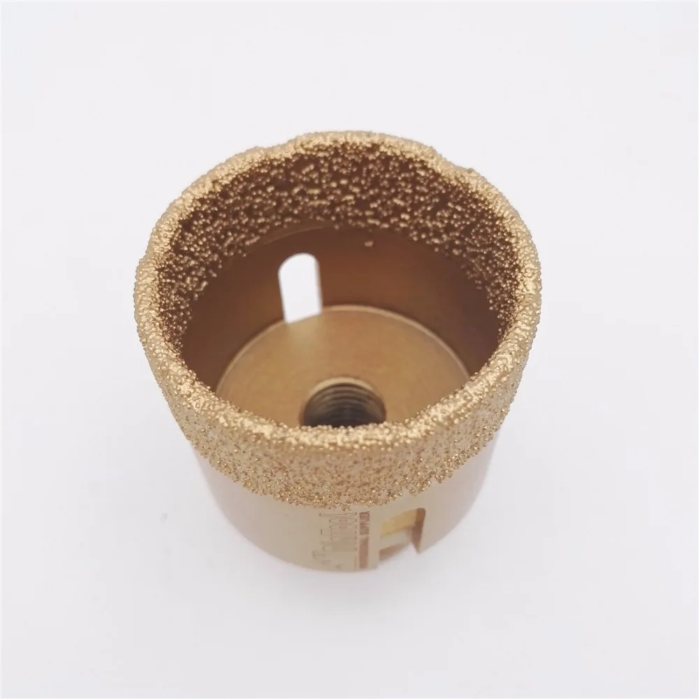 5pcs/pk 20/32/45/55/68mm Diamond hole saw Vacuum brazed diamond drill core bits 15MM Diamond height M14 connection Drill cutter