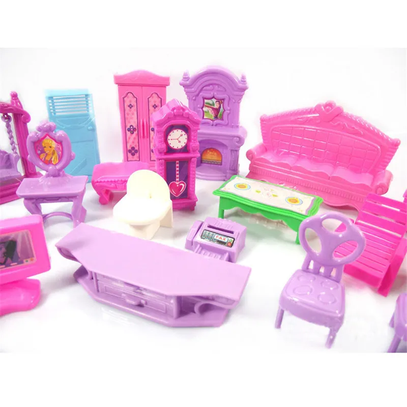 plastic dollhouse family