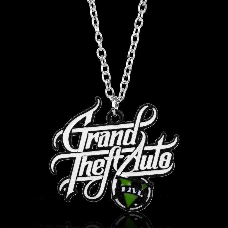 New Brand Jewelry PS4 GTA 5 Game Necklace Grand Theft Auto 5 Pendant