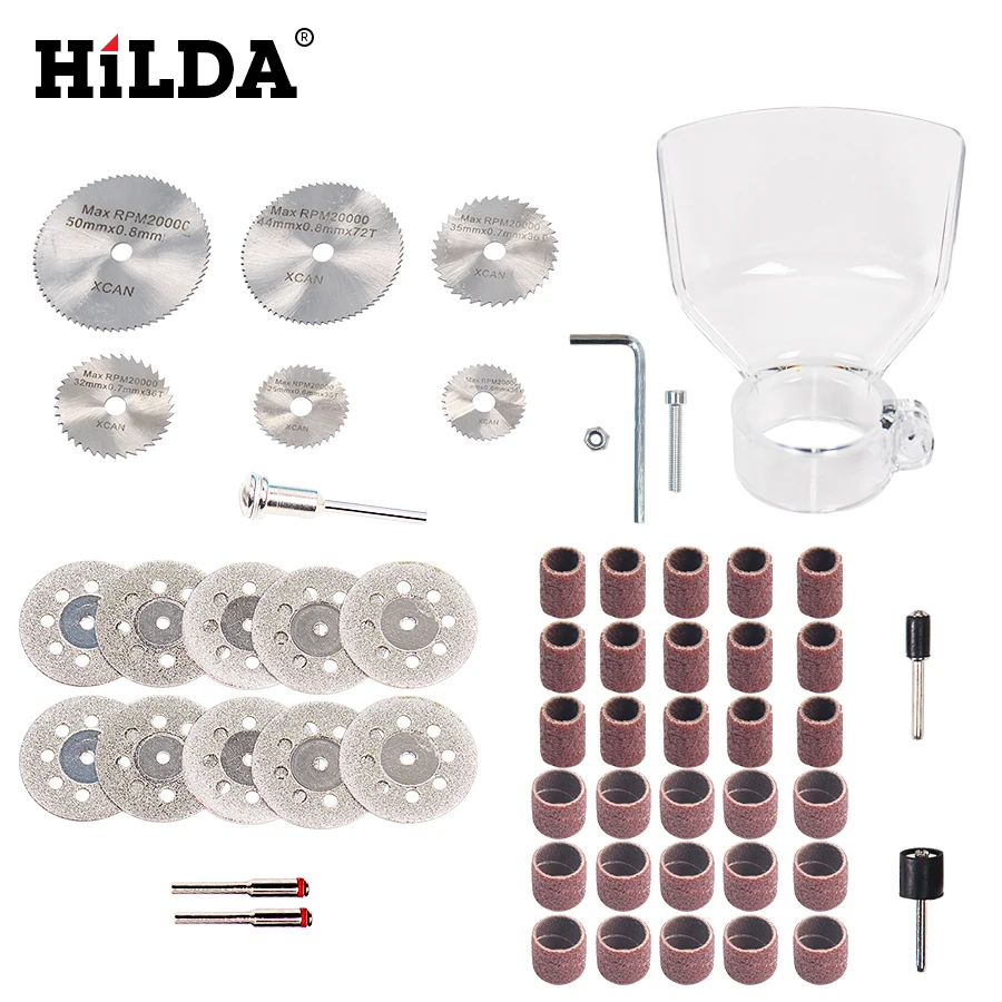 

HILDA For 400W Wood Metal Engraving Electric Rotary Tool Accessory for Dremel Bit Set Grinding Cutting Cut Accessories