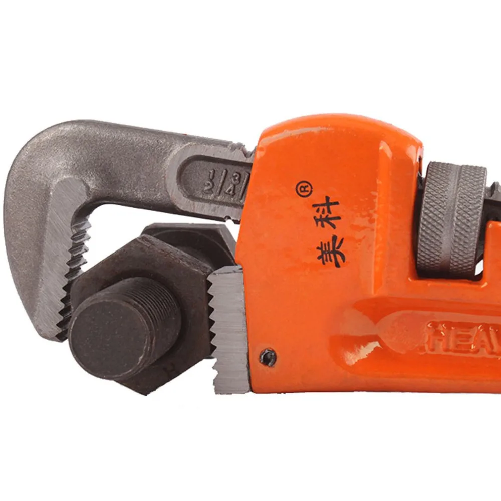 8-inch Heavy-Duty Straight Pipe Wrench 8-inch Plumbing Wrench