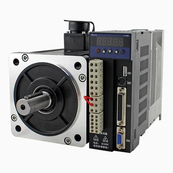 

lichuan 3phase 220V 2600w 2.6kw 10N.m 2500rpm 130mm AC servo motor drive kit 2500ppr with 3m cable