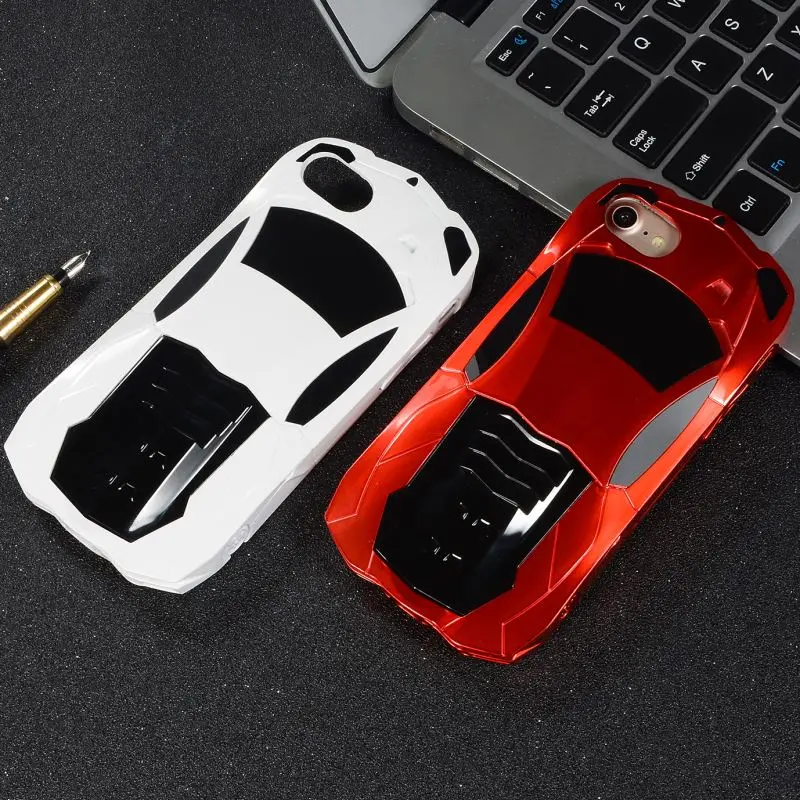 

3D Fashion Hard Case For Apple iphone X XS 7 8 6 6S Plus 7Plus 8Plus Sport Racing Car Design Protective Stand Case Cover D30H