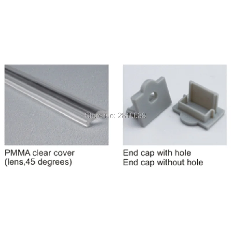 20 X 1M Sets/Lot 45 degree Angle aluminum profile for led light bar and 6063 corner channel alu for ceiling lamps