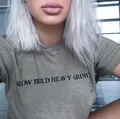 SLOW-BUILD-HEAVY-GRIND-T-Shirt-Casual-Gr