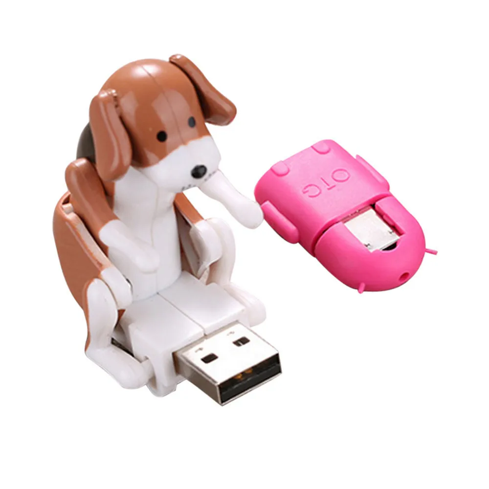 

Lovely Super Cute Funny Cute USB Pet Humping Spot Dog Toy Relief Stress Christmas Gift LOT JK Toy For kids baby Stress Toys L426