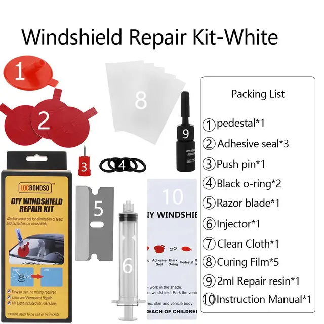 Practical DIY Windshield Repair Kit Car Window Repair Polishing