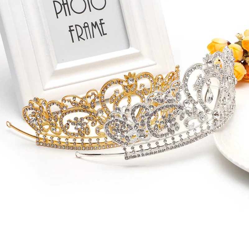 

Wedding Bridal Princess Rhinestone Tiara Crown Headband Women Hair Accessories