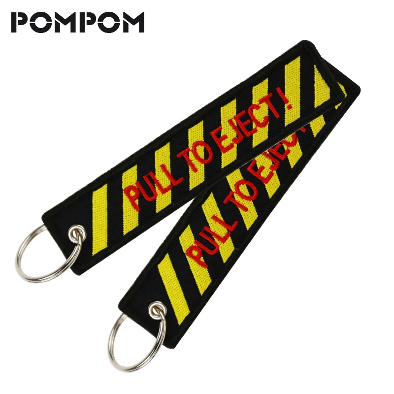 

3 PCS/LOT Pull To Eject Key Chains Embroidery Key Chain OEM Car Keychain for Cars llaveros Embroidered Key Chain Fashion Bijoux