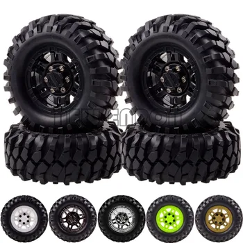 

NEW ENRON 4P 1.9" Beadlock Wheel Rims Hub & 96MM Tyre Tires RC 1:10 Rock Crawler Gmade D90 SCX10