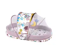 ใหม่เด็ก 0-2 ปีทารกแบบพกพา cot playpens เด็ก station บน go cradle ยุงตาข่าย