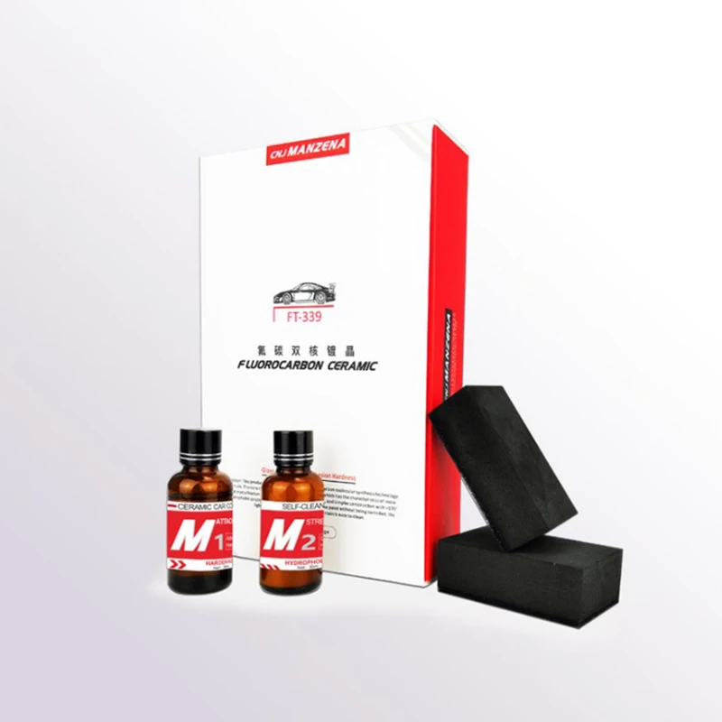 

Newest Best Quality Two Bottle Nano Ceramic Coating for Car Care Kits