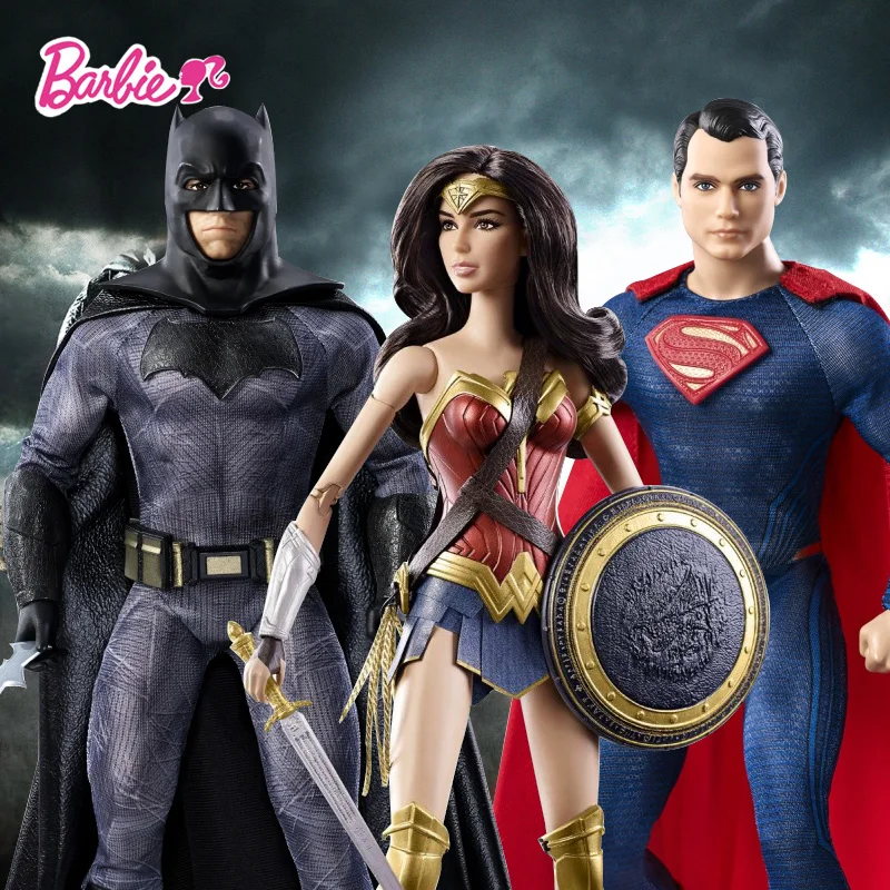 

Barbie Origina Barbie Batman War Superman Series Barbie's Batman DGY04 Superman DGY05 Wonderful Woman DGY06 Best Choose For Gift