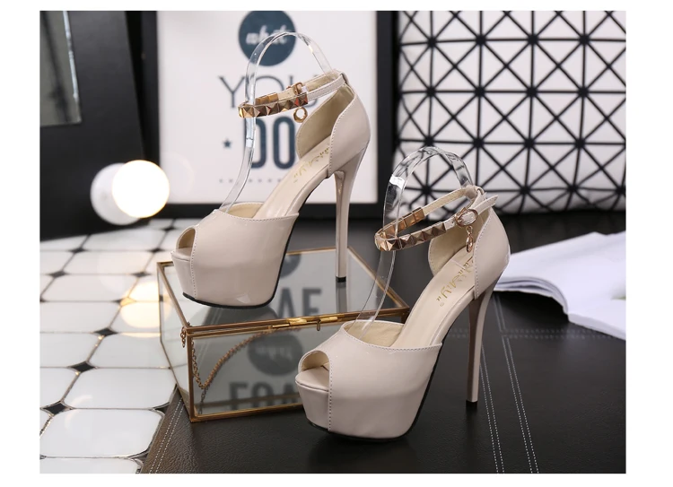 Пикантные туфли-лодочки на платформе; женская обувь; свадебные туфли на высоком каблуке; женские туфли с открытым носком на тонком высоком каблуке; женская обувь на шпильке; zapatos de mujer