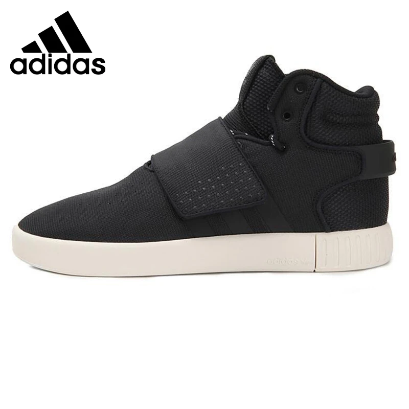 

Official Original Adidas Originals TUBULAR INVADER STRAP Men's Skateboarding Shoes Sneakers High Top Flat Black CQ0952 Leisure