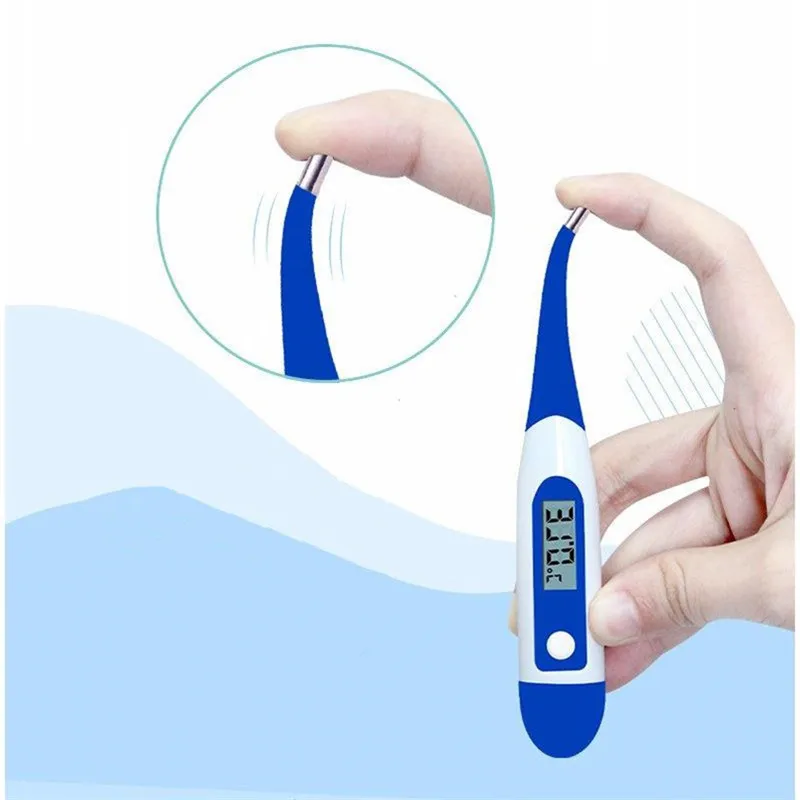 

Electronic Baby Digital Thermometer LCD Display Portable Human Mouth Thermometer For Infants Kids Adult Waterproof Thermometer