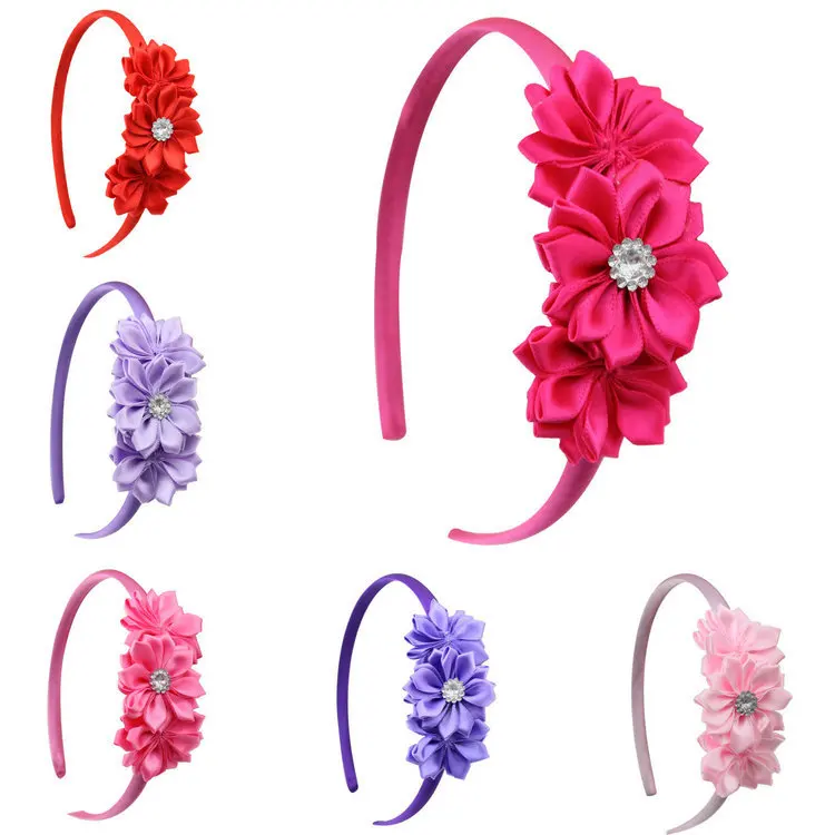 

1 pcs new fashion baby girl flower headband baby kids hair flower band headwear children hair accessories