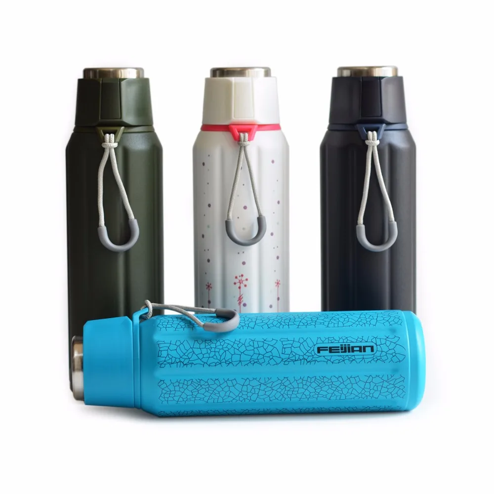 FEIJIAN Premium Thermos Flask Stainless Steel Thermo Cup Travel Mug Vacuum Insulated Sport Water Bottle Thermocup