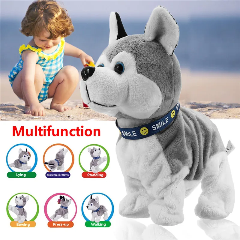 

Interactive Dog Electronic Pet Toy KP3009 Control Walk Sound Husky Reacts touch Gift Toys Electronic Pet