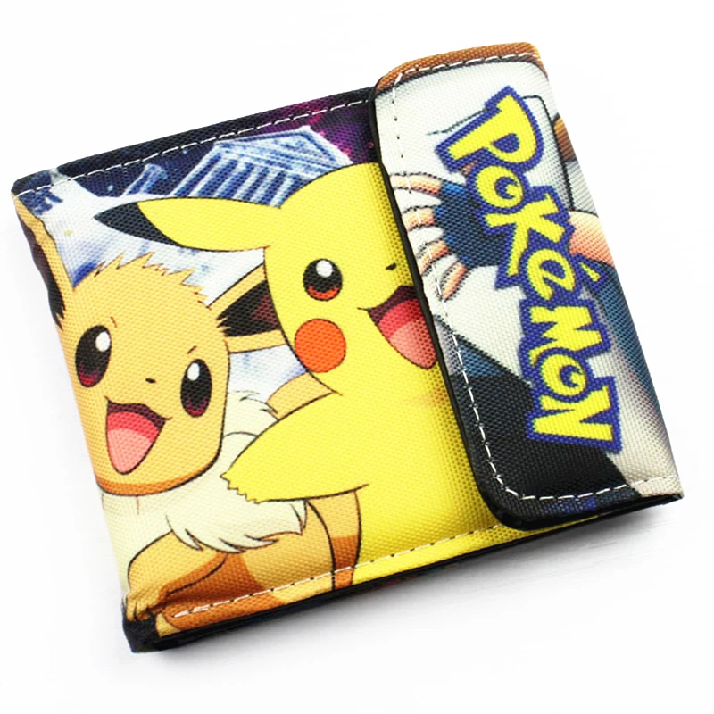 Porte monnaie japonais Anime Pokemon GO Pikachu pochette Portefeuille