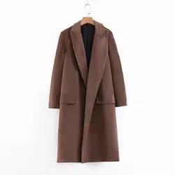 Горячая Распродажа XZ70-1795 Европа Мода Стиль Двубортный пиджак