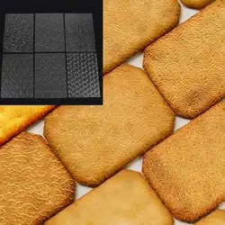 6 шт Цветочная текстура набор постельных принадлежностей украшения Sugar Craft текстура мат C кекс и печенья пресс-форм для выпечки аксессуарами