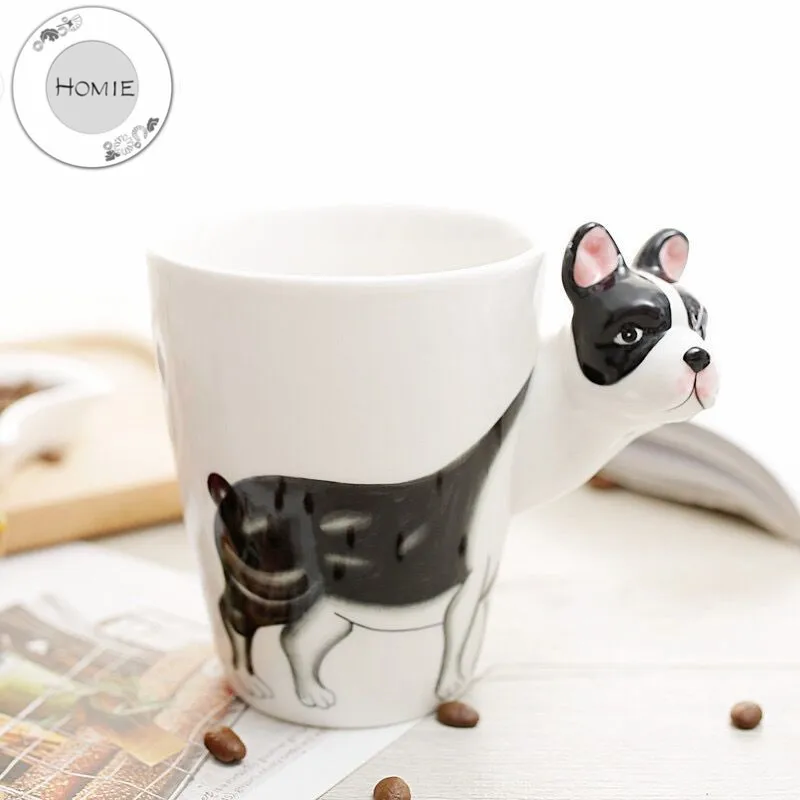 HOMIE lovely Animal Ceramics Coffee Mug Large Capacity 360ml Animal Mugs creative Drinkware Coffee Tea Cups Novelty Gifts milk 18