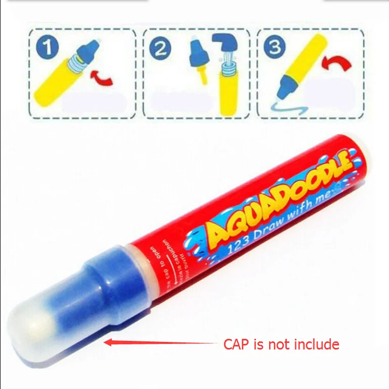 

2 Pcs Drawing Pen American Aquadoodle Aqua Doodle Magic Pen Water Drawing Replacement S37