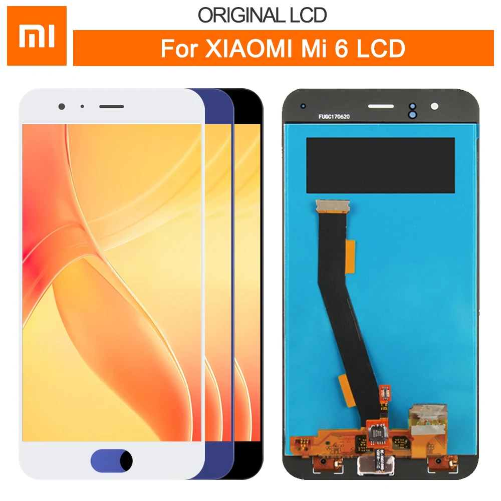 

Original For 5.15" Xiaomi Mi 6 Xiaomi 6 LCD Display Screen + Touch Screen Panel Digitizer Replacement For Xiaomi6 Mi6 Display