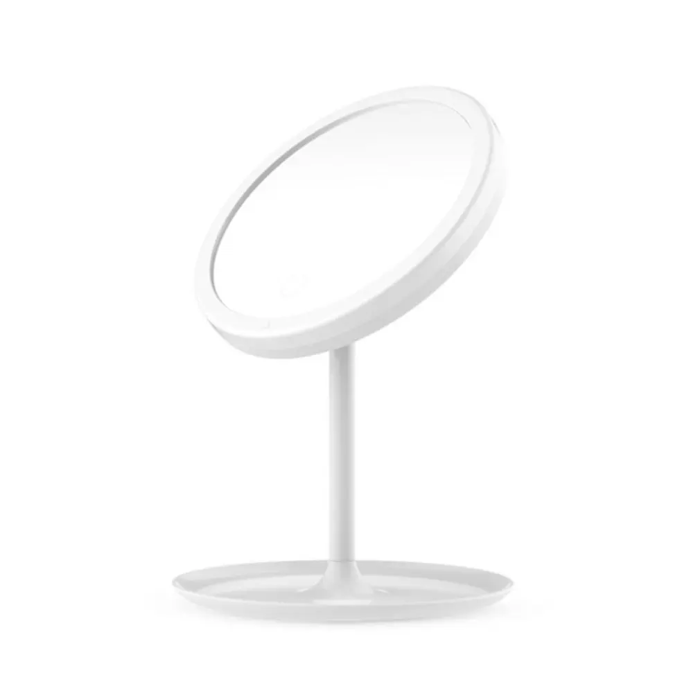 

Double Sided Swivel LED Tabletop Makeup Mirror Makeup Mirror Women Facial Makeup Cosmetic Desktop Cosmetic Mirror Tools