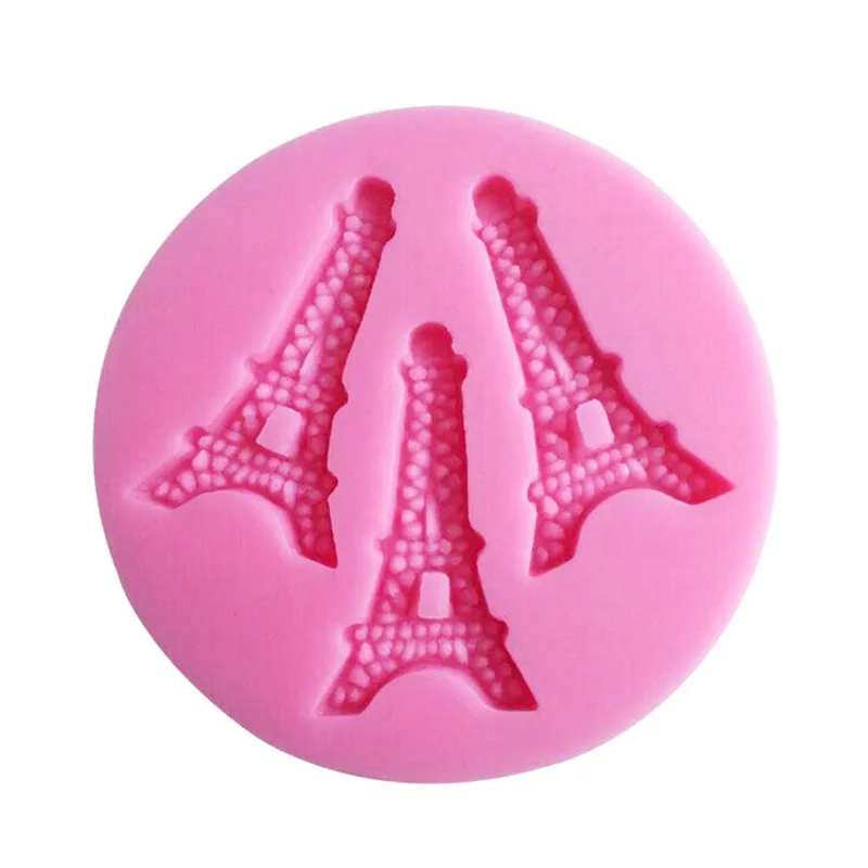 

3D Tower Shape Silicone Cake Mold, Bakeware Mould For Cupcake Chocolate Jelly Paste Sugar Craft Fondant Cake Decoration Tools