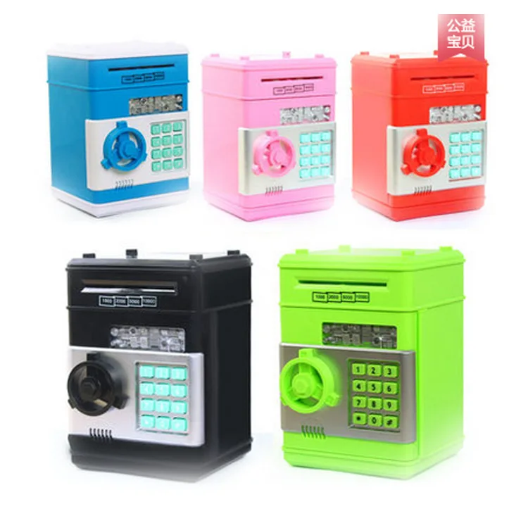 Piggy Bank Mini Atm Money Box Safety Electronic Password ...