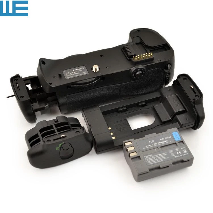Cache Batterie DSTE BL-3 Pour Poignée Nikon MB-D10 - Compatible D300S, D700, Batteries EN-EL4/EL4A - Noir