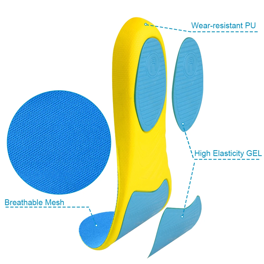 Elino, мужские, женские, баскетбольные, спортивные стельки, силикагель, обувь, колодки, вставка, Плоская стопа, супинатор, амортизирующая пятка, шпоры, вставки