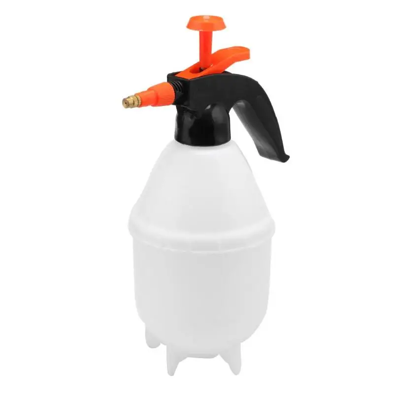 Garden Pressure Trigger Sprayer Bottle Adjustable Copper Nozzle Head Manual Air Compression Pump Spray Tool Plant Watering Can - Color: 1.5L