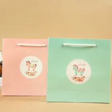 Высококачественный подарочный бумажный пакет babygirl оптом/25x33x8cmсвадебные украшения бумажный пакет для одежды с ручкой для вечеринок, на подарок, для конфет